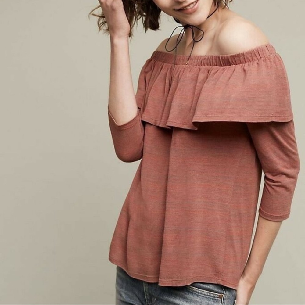 Anthropologie‎ Tops Dolan Left Coast Charla Off The Shoulder Top S